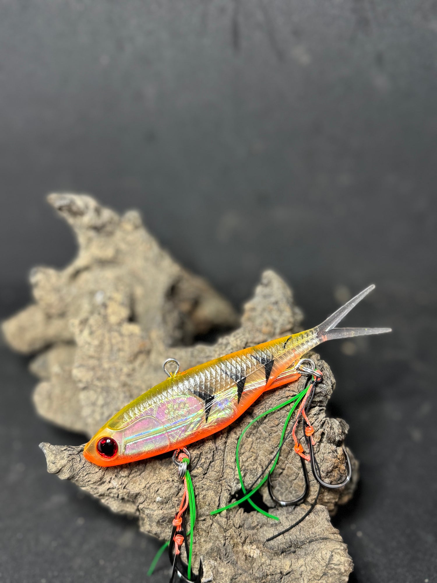 yellow belly soft plastic vibe assist hooks