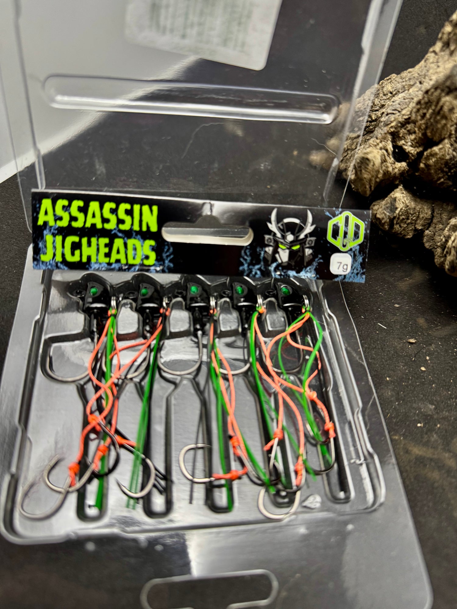 5 pack Assassin Jig Heads