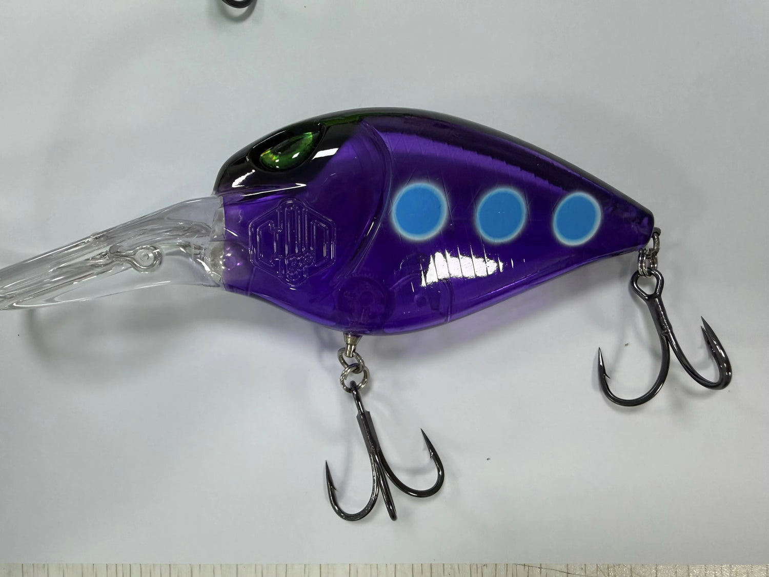Bradbury’s 100MM Purple Dots , Diving fishing lures. Available mid July
