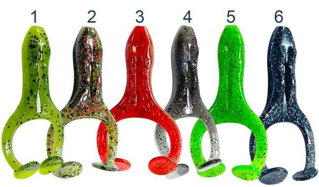 Frog soft plastics