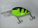 Bradbury’s 100MM Deep Diving fishing lures Green Darkness. available mid July