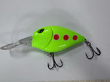 Bradbury’s 100MM Green Spot, Diving fishing lures. Available mid July