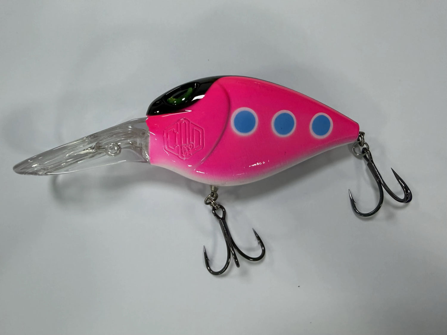 Bradbury’s 100MM Pinky Dots, Diving fishing lures. Available mid July