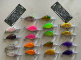 full set of 60mm baby bradbury's fishing lure Murray cod