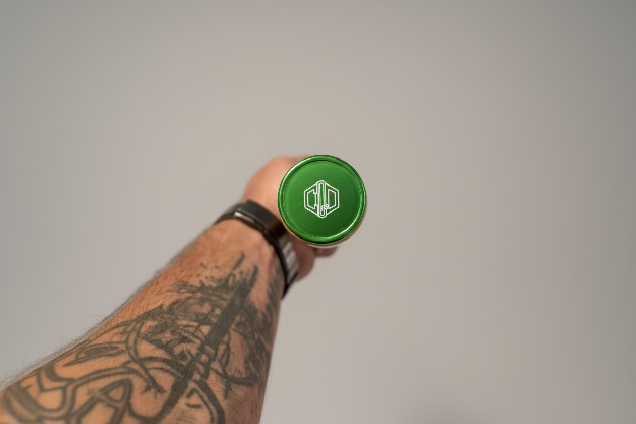 Aluminium bottom with core candle and cod pro logo