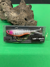 Shammy Vibes 95mm fishing soft vibes White Bones