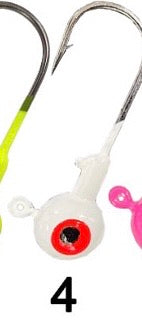 Painted fishing Jig Heads